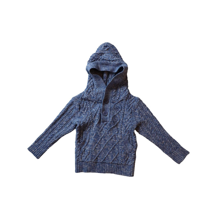 A Blue Knit Sweaters from CIGOGNE Bébé in size 12-18M for boy. (Front View)