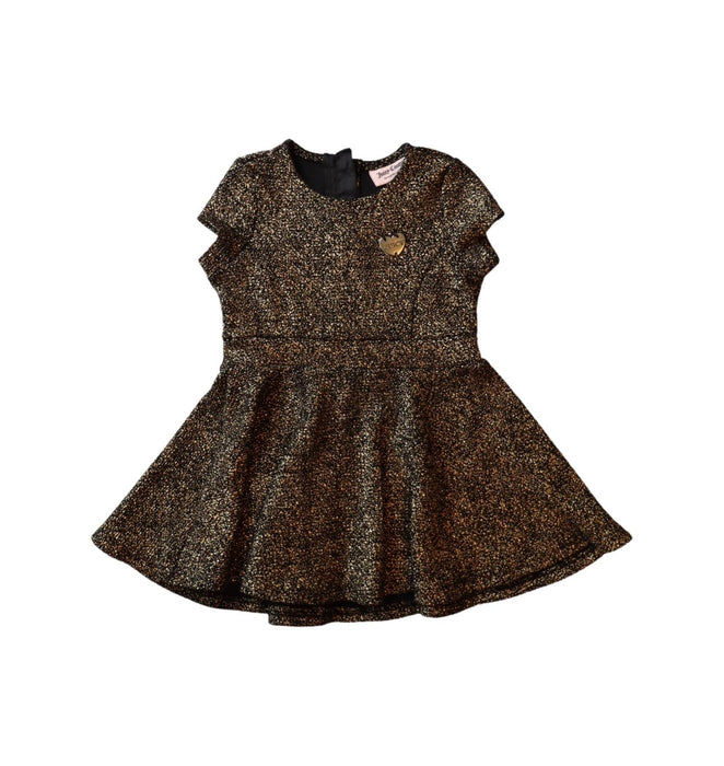 A Gold Short Sleeve Dresses from Juicy Couture in size 12-18M for girl. (Front View)