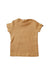 A Yellow Short Sleeve T Shirts from Seed in size 6-12M for girl. (Back View)