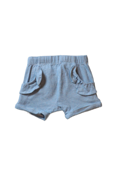 A Blue Shorts from Wilson & Frenchy in size 0-3M for girl. (Front View)