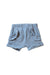A Blue Shorts from Wilson & Frenchy in size 0-3M for girl. (Front View)