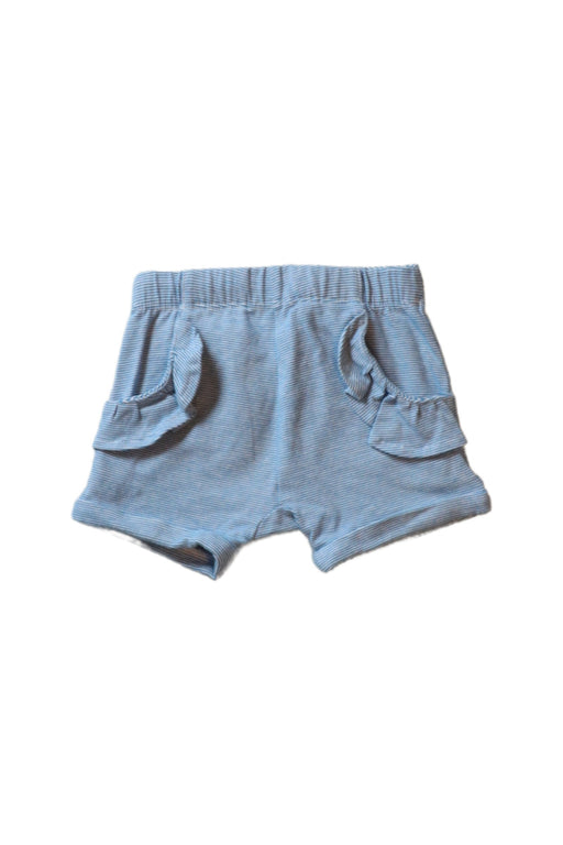 A Blue Shorts from Wilson & Frenchy in size 0-3M for girl. (Front View)