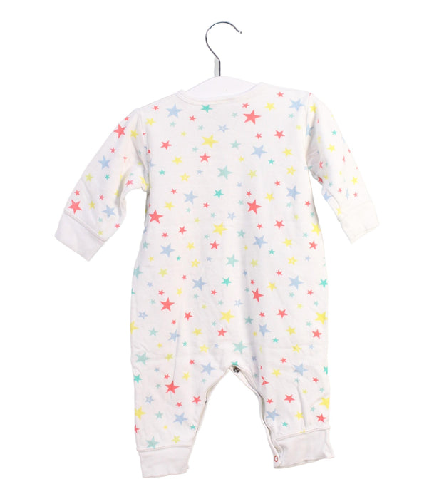 A White Long Sleeve Jumpsuits from Petit Bateau in size 3-6M for girl. (Back View)