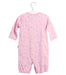 A Pink Long Sleeve Jumpsuits from Mides in size 3-6M for girl. (Back View)