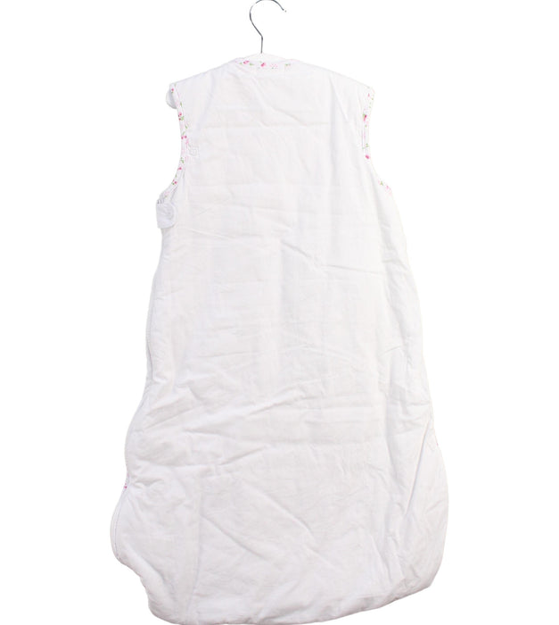 A White Sleepsacs from Plum in size 0-3M for girl. (Back View)