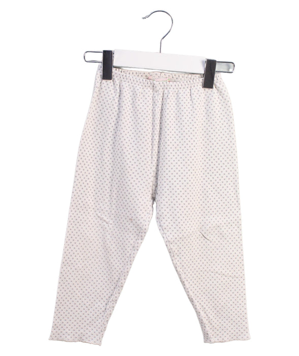 A White Pyjama Sets from Bonpoint in size 2T for girl. (Front View)