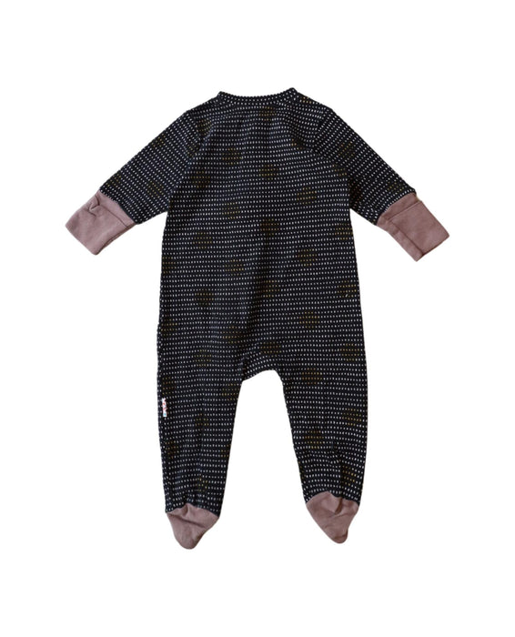 A Black Onesies from TinyBitz in size 6-12M for neutral. (Back View)