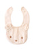 A Beige Bibs from Familiar in size O/S for boy. (Front View)