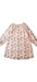 A Pink Long Sleeve Dresses from Velveteen in size 8Y for girl. (Back View)