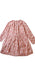 A Pink Long Sleeve Dresses from Velveteen in size 8Y for girl. (Back View)