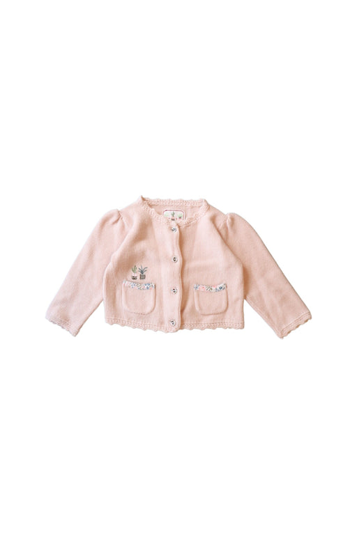 A Pink Cardigans from Sergent Major in size 6-12M for girl. (Front View)