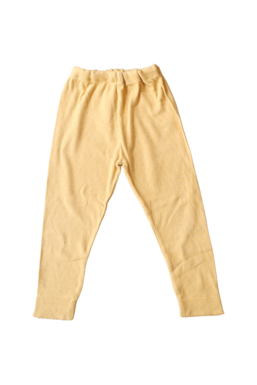 A Yellow Casual Pants from Petit by Sofie Schnoor in size 4T for girl. (Front View)