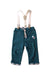 A Green Long Overalls from Sergent Major in size 6-12M for boy. (Front View)