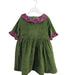 A Green Short Sleeve Dresses from Elfie London in size 8Y for girl. (Front View)