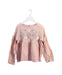 A Peach Long Sleeve Tops from Louise Misha in size 8Y for girl. (Front View)