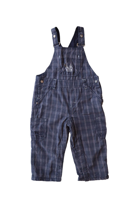 A Navy Long Overalls from Sergent Major in size 12-18M for boy. (Front View)