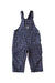 A Navy Long Overalls from Sergent Major in size 12-18M for boy. (Front View)