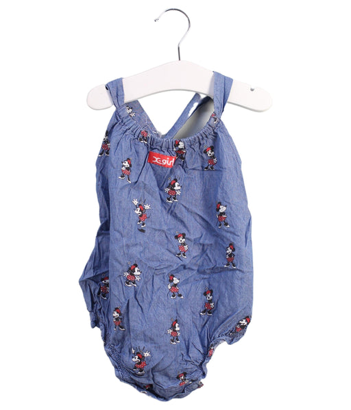 A Blue Sleeveless Bodysuits from X-Girl Stages in size 6-12M for boy. (Front View)