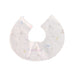 A White Bibs from Gelato Pique in size O/S for girl. (Front View)