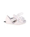 A White Sandals from Burberry in size 3-6M for girl. (Back View)