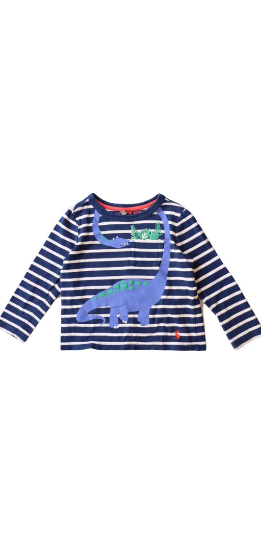 A Navy Long Sleeve Tops from Joules in size 6-12M for boy. (Front View)