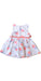 A Blue Sleeveless Dresses from Joules in size 6-12M for girl. (Front View)