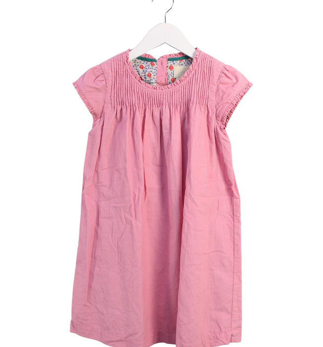 A Pink Short Sleeve Dresses from Boden in size 7Y for girl. (Front View)