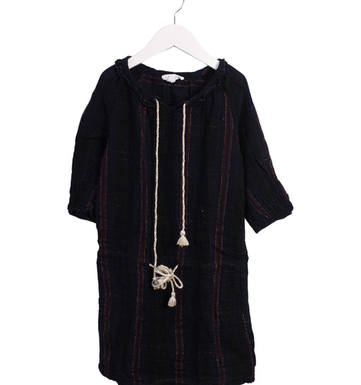 A Black Long Sleeve Dresses from Excuse My French in size 8Y for girl. (Front View)