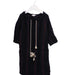 A Black Long Sleeve Dresses from Excuse My French in size 8Y for girl. (Front View)