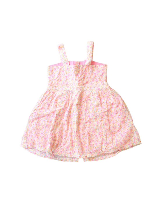 A Pink Sleeveless Dresses from Tommy Hilfiger in size 2T for girl. (Back View)