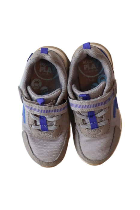 A Grey Sneakers from Stride Rite in size 4T for boy. (Back View)