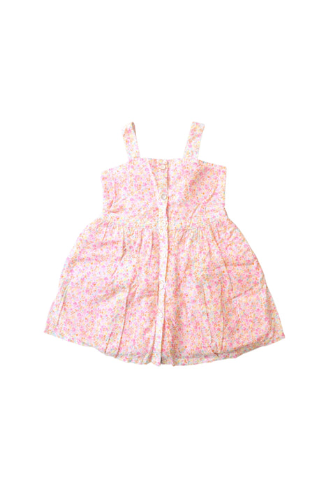 A Pink Sleeveless Dresses from Tommy Hilfiger in size 2T for girl. (Front View)