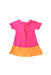 A Pink Short Sleeve Dresses from Mides in size 18-24M for girl. (Back View)