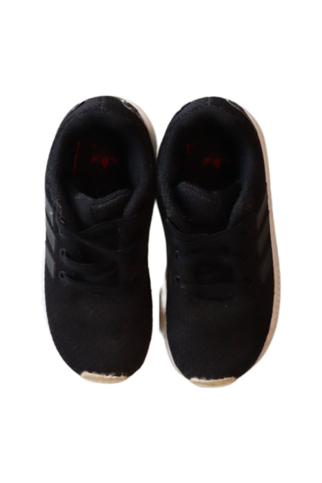 A Black Sneakers from Adidas in size 3T for neutral. (Front View)