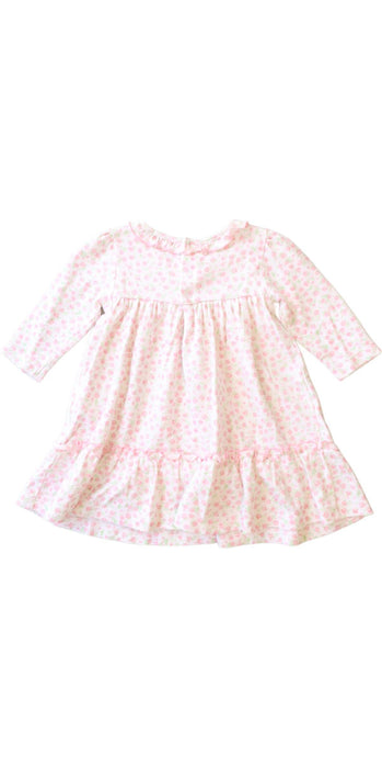 A Pink Long Sleeve Dresses from Kissy Kissy in size 3-6M for girl. (Back View)