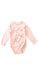 A Pink Long Sleeve Bodysuits from Little Marc Jacobs in size 6-12M for girl. (Front View)