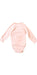 A Pink Long Sleeve Bodysuits from Little Marc Jacobs in size 6-12M for girl. (Back View)