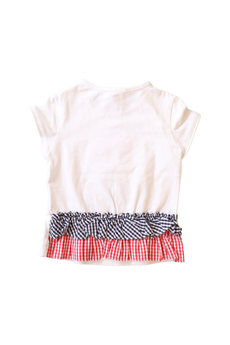 A White Short Sleeve Tops from Nicholas & Bears in size 6-12M for girl. (Back View)