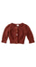 A Brown Cardigans from Jamie Kay in size 0-3M for girl. (Front View)