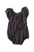 A Black Short Sleeve Bodysuits from Ketiketa in size 12-18M for girl. (Front View)