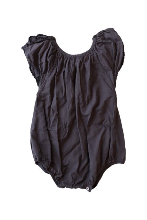 A Black Short Sleeve Bodysuits from Ketiketa in size 12-18M for girl. (Front View)