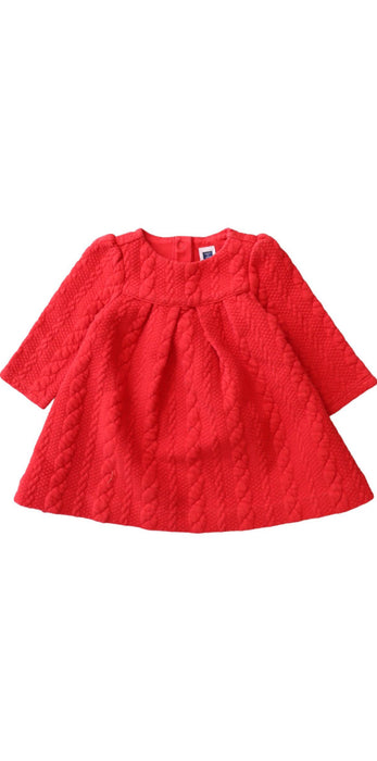 A Red Sweater Dresses from Janie & Jack in size 3-6M for girl. (Front View)