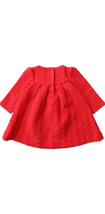 A Red Sweater Dresses from Janie & Jack in size 3-6M for girl. (Back View)