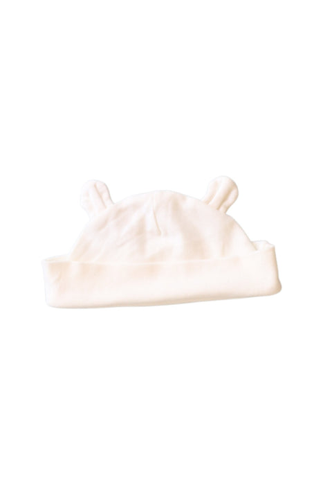 A White Beanies from Mides in size O/S for neutral. (Back View)