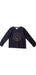 A Navy Long Sleeve Tops from Jacadi in size 4T for boy. (Front View)