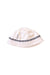 A White Sun Hats from Armani in size 0-3M for girl. (Back View)