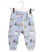 A Blue Pants Sets from Organic Mom in size 6-12M for boy. (Back View)