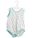 A White Sleeveless Bodysuits from Organic Mom in size 12-18M for boy. (Front View)