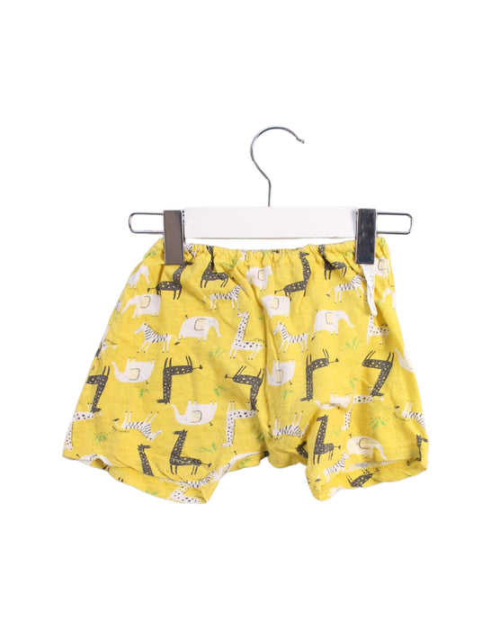 A Yellow Shorts from Organic Mom in size 2T for boy. (Back View)