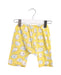 A Yellow Shorts from Organic Mom in size 6-12M for boy. (Front View)